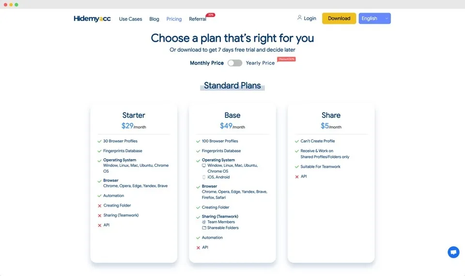 Fast and Easy Profile Management Hidemyacc